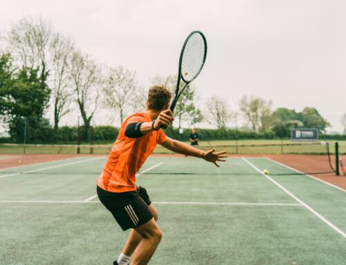 Ensenyar a jugar a tennis (Sant Hipòlit)