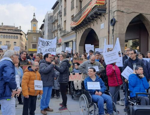 Sant Tomàs es mobilitza per reclamar al govern millores pel sector de la discapacitat